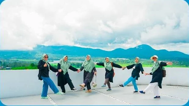Liburan bersama di pantai